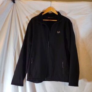 Lyft Men's Zip-Up Black Light/Medium Jacket w/1K patch - Size 2XL
